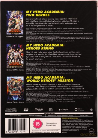 My Hero Academia: 3 Movie Collection [3DVD]