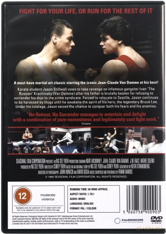 No Retreat. No Surrender (Bez odwrotu) [DVD]