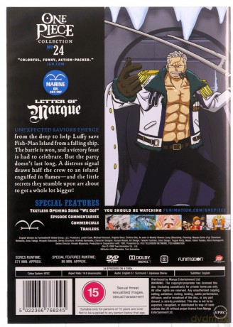 One Piece (Uncut): Collection 24 (Episodes 564-587) [4DVD]