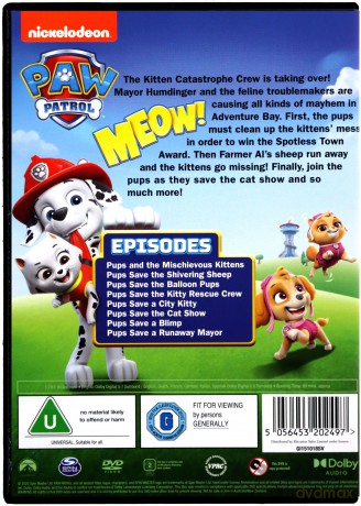 Paw Patrol Kitten Catastrophe Crew [DVD]