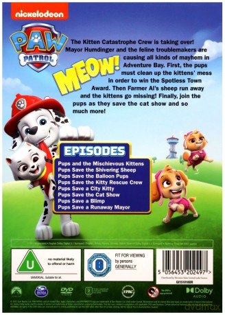 Paw Patrol Kitten Catastrophe Crew [DVD]