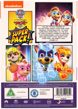 Paw Patrol Mighty Pups Super Pack! [3DVD]