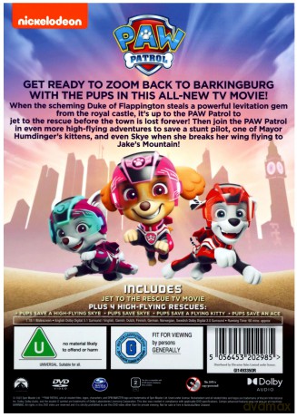 Paw Patrol: Jet To The Rescue [DVD]