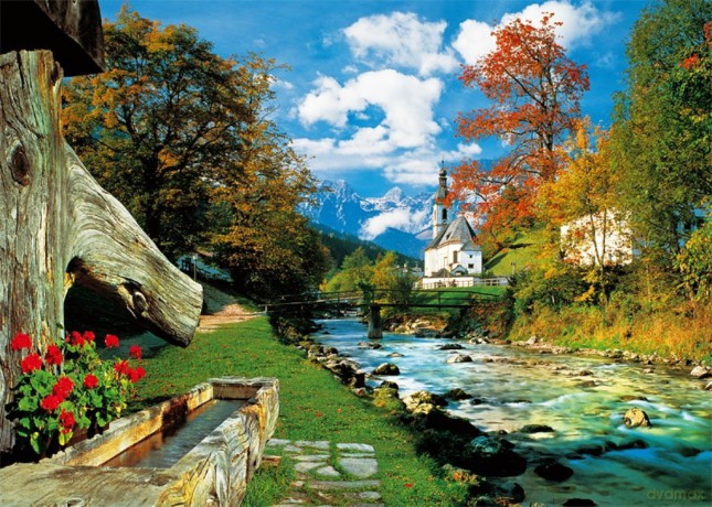 TREFL 2000 el. Niemcy - Alpy Bawarskie 27061 [PUZZLE]