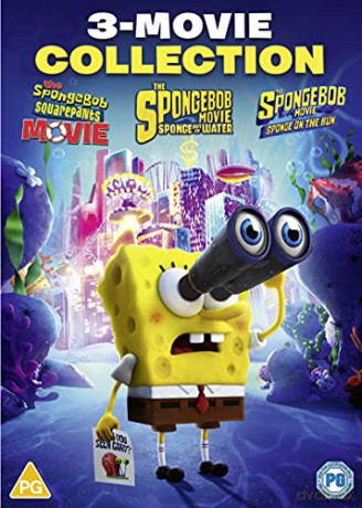 Spongebob Squarepants: Triple Movie Pack (SpongeBob Kanciastoporty) [3DVD]
