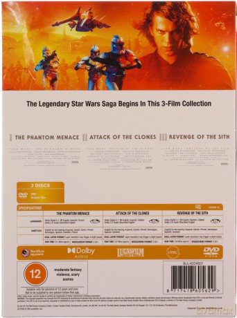 Star Wars Trilogy: Episodes 1-3 [DVD]