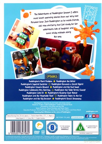 The Adventures Of Paddington: Paddington Becomes A Secret Agent & Other Episodes [DVD]