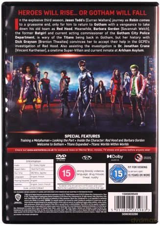 Titans: Season 3 [DVD]