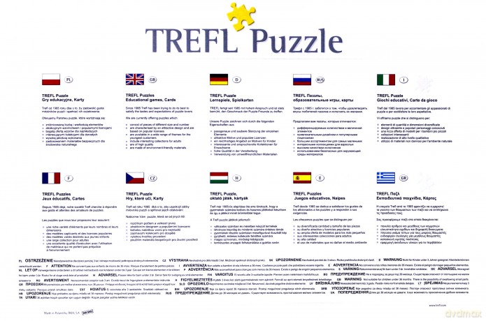 TREFL 2000 Francja - Zamek w Chambord 27049 [PUZZLE]