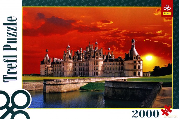 TREFL 2000 Francja - Zamek w Chambord 27049 [PUZZLE]