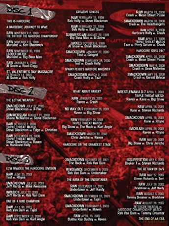 WWE The History Of The Hardcore Championship 247 [3DVD]