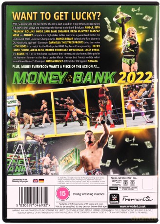 WWE: Money In The Bank 2022 [DVD]