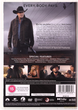 Yellowstone: Season 4 [DVD]