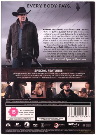 Yellowstone: Season 4 [DVD]