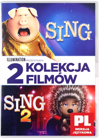 Sing 1-2 Pakiet [2DVD]