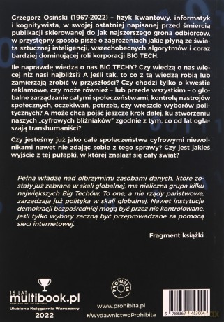 Cyfrowi niewolnicy Transhumanizm w praktyce - Grzegorz Osiński [KSIĄŻKA]