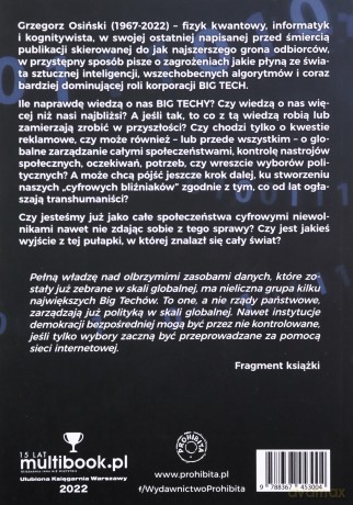 Cyfrowi niewolnicy Transhumanizm w praktyce - Grzegorz Osiński [KSIĄŻKA]