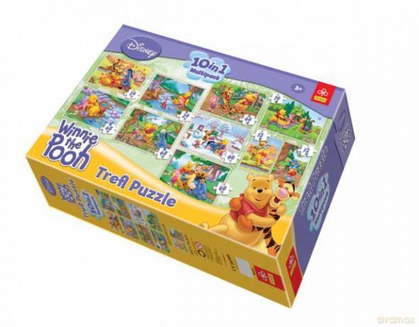TREFL 10w1 10w1 Kubuś Puchatek (Disney) 90131 [PUZZLE]