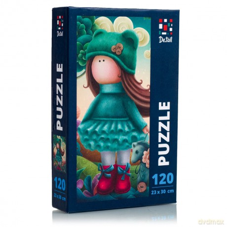 DE.TAIL 120 el. Lalka z koniem DT100-03 [PUZZLE]