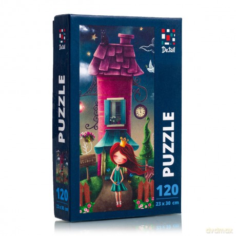 DE.TAIL 120 el. Magiczny dom księżniczki DT100-08 [PUZZLE]
