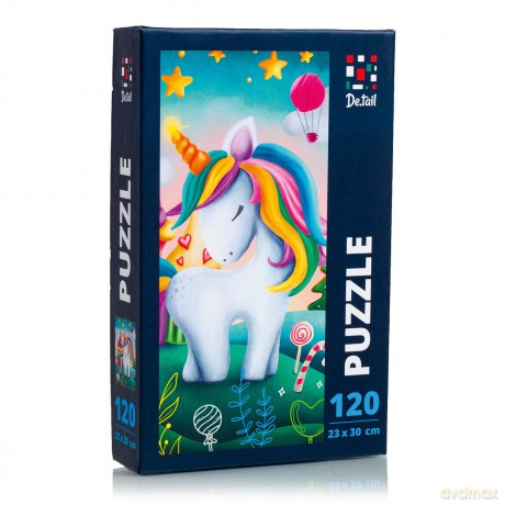 DE.TAIL 120 el. Mały słodki jednorożec DT100-07 [PUZZLE]