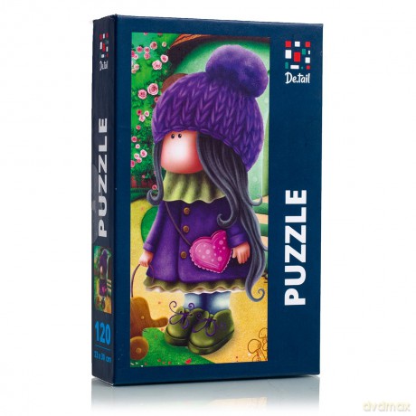 DE.TAIL 120 el. Urocza laleczka ze słonikiem DT100-04 [PUZZLE]