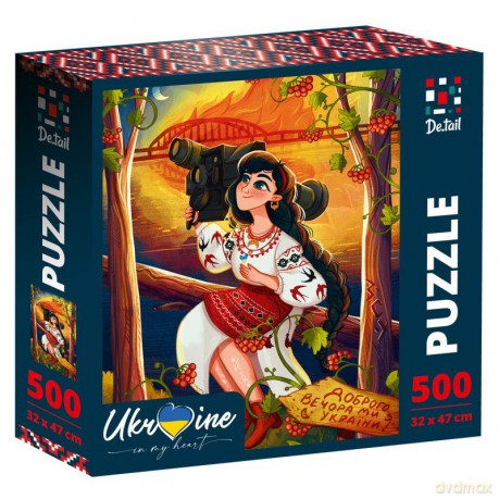 DE.TAIL 500 el. Ukrainka z wyrzutnią DT500-07 [PUZZLE]