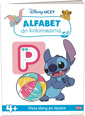Disney uczy classic Alfabet do kolorowania UKO-9302 [KSIĄŻKA]