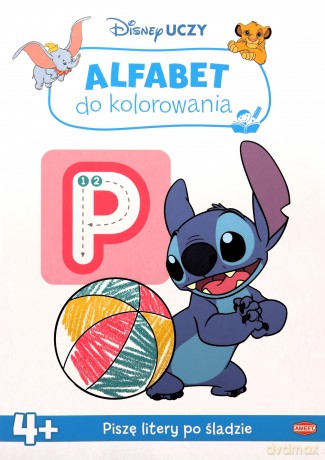 Disney uczy classic Alfabet do kolorowania UKO-9302 [KSIĄŻKA]