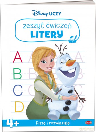 Disney uczy kraina lodu Zeszyt ćwiczeń Litery UDZ-9303 [KSIĄŻKA]