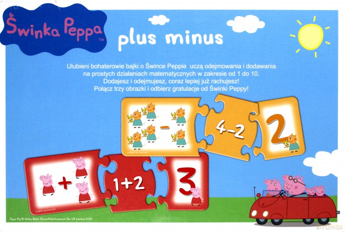 TREFL Świnka Peppa Plus minus (00622) [GRA]