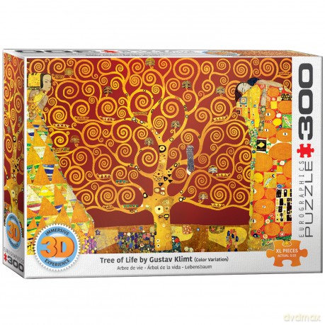 EUROGRAPHICS 300 el. 3D Tree of Life by Klimt 6331-6059 [PUZZLE]