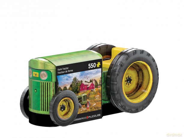EUROGRAPHICS 550 el. TIN Vintage Tractor Shaped 8551-5780 [PUZZLE]