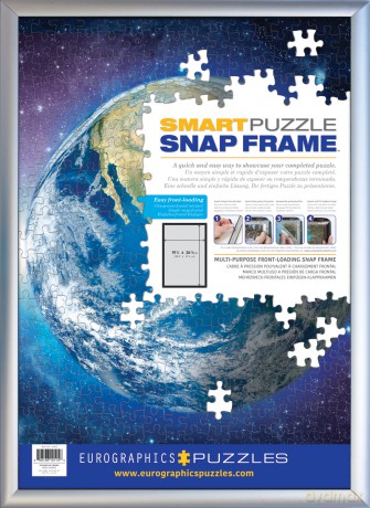 EUROGRAPHICS Rama do puzzli Snap Frame Silver 8955-0115 [PUZZLE]