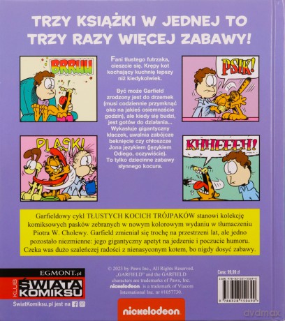Garfield. Tłusty koci trójpak (Tom 14) - Jim Davis [KOMIKS]