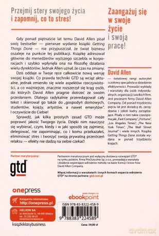 Getting Things Done, czyli sztuka bezstresowej efektywności - David Allen [KSIĄŻKA]