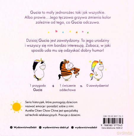 Gucio się wstydzi. Uczucia Gucia - Aurelie Chien Chow Chine [KSIĄŻKA]