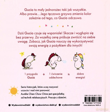 Gucio szaleje. Uczucia Gucia - Aurelie Chien Chow Chine [KSIĄŻKA]