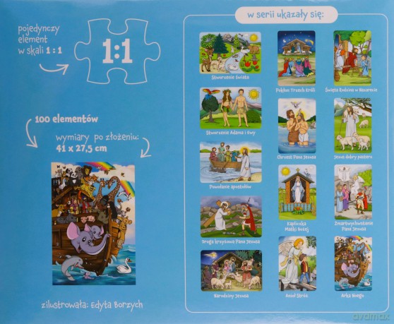 JEDNOŚĆ 100 el. Arka Noego [PUZZLE]