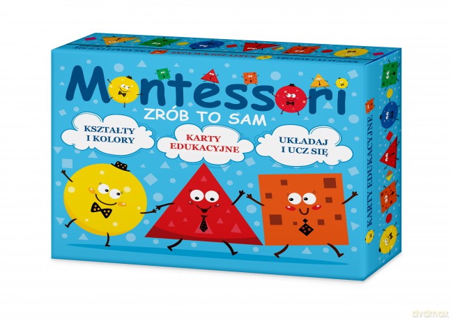 Karty edukacyjne Montessori. Zrób to sam [GRA]