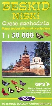Mapa Beskid Niski część zachodnia 1:50 000 WZKart [KSIĄŻKA]