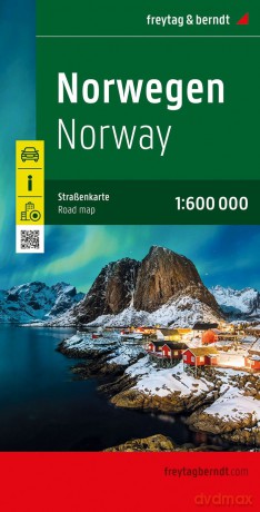 Mapa Norwegia 1:600 000 FB [KSIĄŻKA]