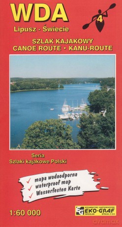 Mapa Wda mapa kajakowa 1:60 000 EG [KSIĄŻKA]