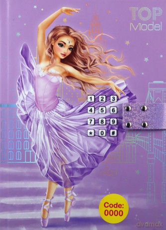 Pamiętnik grający na kod Balet Top Model 12428A