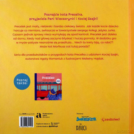 Precelek i letnia burza. Precelek z Kociej Szajki (Tom 2) - Agata Romaniuk [KSIĄŻKA]