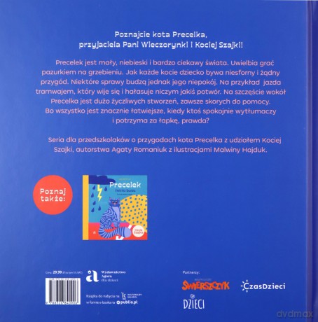 Precelek jedzie tramwajem. Precelek z Kociej Szajki (Tom 1) - Agata Romaniuk [KSIĄŻKA]