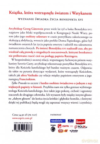 Tylko Prawda. Moje życie u boku Benedykta XVI - Georg Gänswein [KSIĄŻKA]
