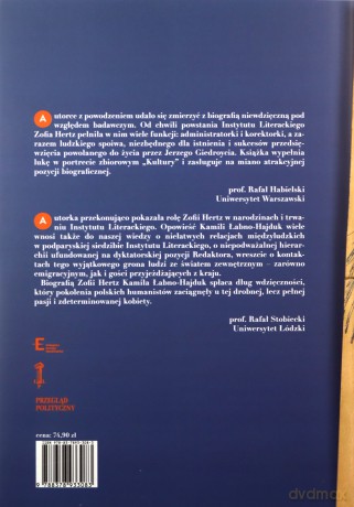 Zofia Hertz. Życie na miarę Kultury - Kamila Łabno-Hajduk [KSIĄŻKA]