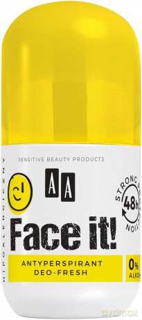 AA Face It! Dezodorant antyperspirant roll-on Fresh 50 ml