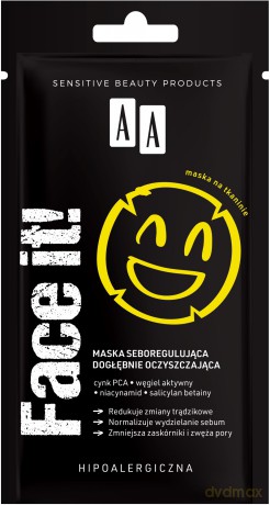 AA Face It! Maska seboregulująca dogłębnie oczyszczająca 18g